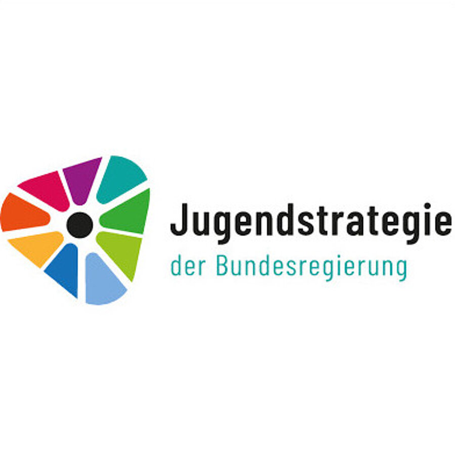 Das Logo der Bundesjugendstrategie.