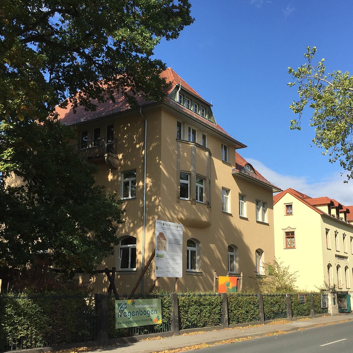 Frontansicht unseres Hauses