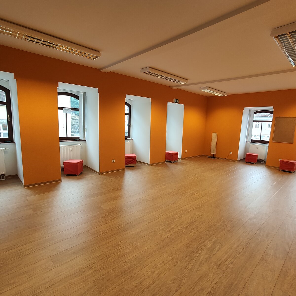 beliebter Yoga-Raum