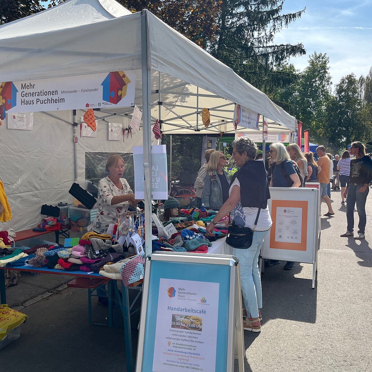 Das MGH auf dem Ökomarkt Puchheim