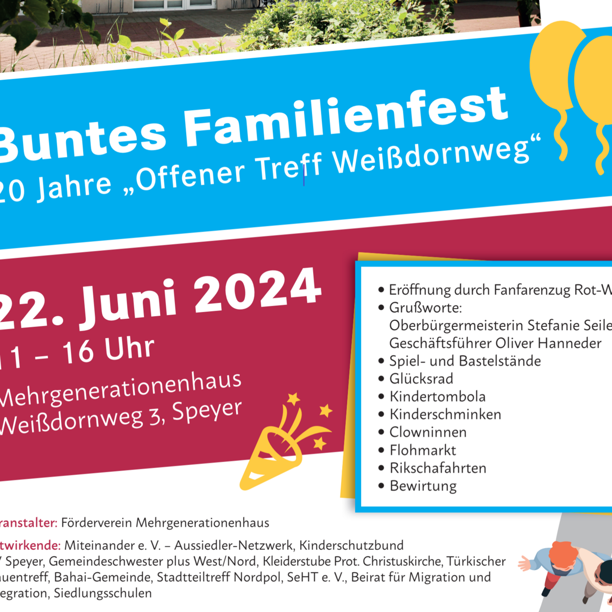 Buntes Familienfest zum Hausjubiläum