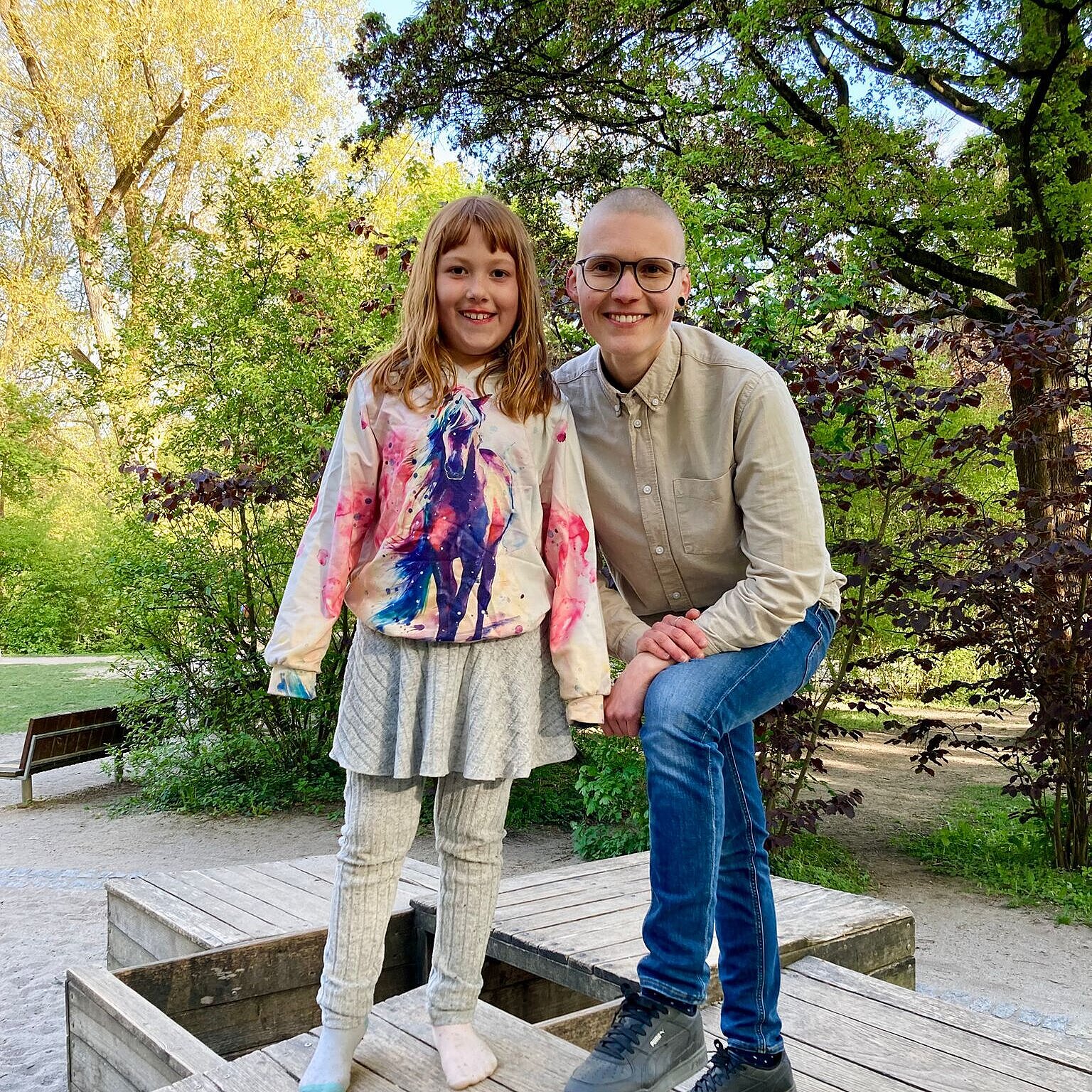 Pia und ihre Kulturpatin Kat