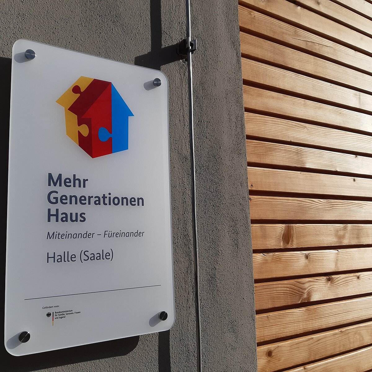 Schild MGH Halle (Saale)
