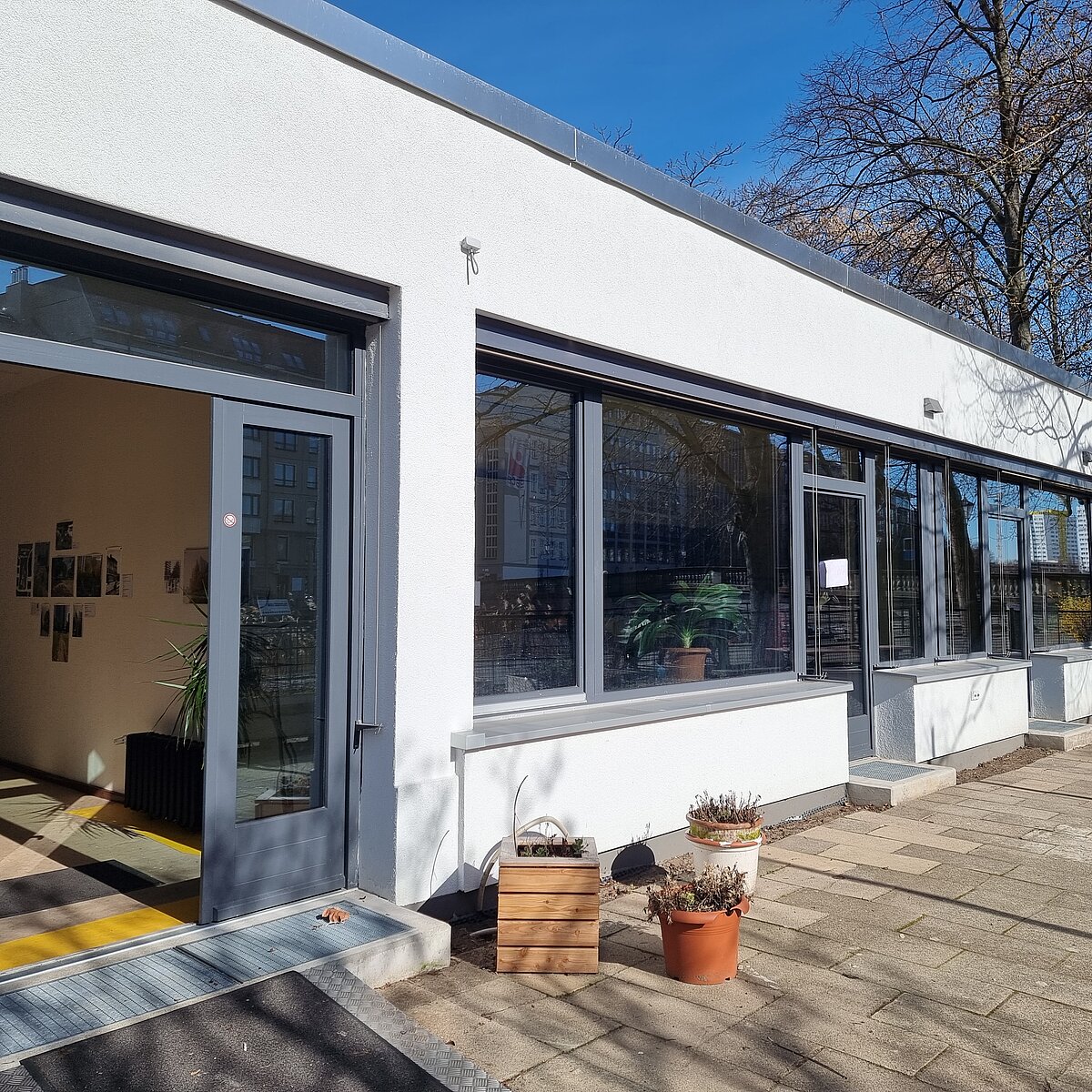 Eingang Terrasse MGH-Bereich